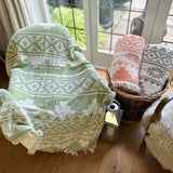 Maya Fleece Lined Cotton Throws