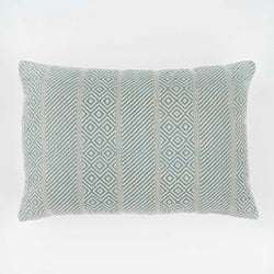 Cushion ~ Weaver Green Minerva Duck Egg Cushion cushion 100% recycled 60 x 40cm